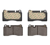 Тормозные колодки передние (с датчиком, 132x77.3x16) Volkswagen Touareg 2 / Фольксваген Туарег 2 2010-2018 P85116 BREMBO (Италия)