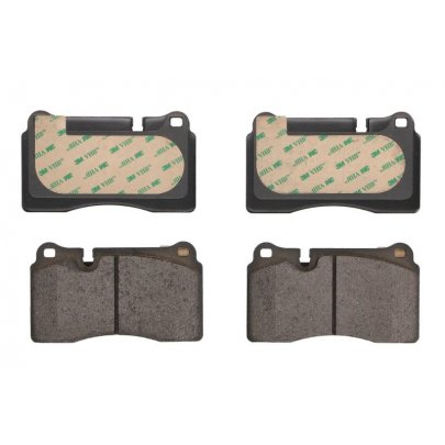 Гальмівні колодки передні (з датчиком, 132x77.3x16) Volkswagen Touareg 2 / Фольксваген Туарег 2 2010-2018 P85116 BREMBO (Італія)