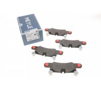 Тормозные колодки задние (186x76x17) Volkswagen Touareg 2 / Фольксваген Туарег 2 2010-2018 0252472116 MEYLE (Германия)