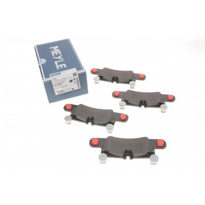 Тормозные колодки задние (186x76x17) Volkswagen Touareg 2 / Фольксваген Туарег 2 2010-2018 0252472116 MEYLE (Германия)