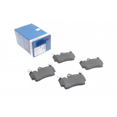 Тормозные колодки задние (112x73x16) Volkswagen Touareg 2 / Фольксваген Туарег 2 2010-2018 0986424741 BOSCH (Германия)