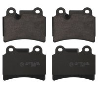 Тормозные колодки задние (87x70x17) Volkswagen Touareg 2 / Фольксваген Туарег 2 2010-2018 16671 FEBI (Германия)