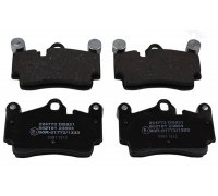 Тормозные колодки задние (112x73x16) Volkswagen Touareg 2 / Фольксваген Туарег 2 2010-2018 224773 NK (Дания)