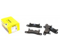 Тормозные колодки задние (186x76x17) Volkswagen Touareg 2 / Фольксваген Туарег 2 2010-2018 2472101 TEXTAR (Германия)