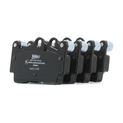 Тормозные колодки задние (112x73x16) Volkswagen Touareg 2 / Фольксваген Туарег 2 2010-2018 301770 VALEO (Франция)