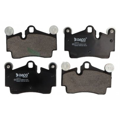 Тормозные колодки задние (112x73x16) Volkswagen Touareg 2 / Фольксваген Туарег 2 2010-2018 324216 DACO (Польша)