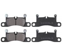 Тормозные колодки задние (186x76x17) Volkswagen Touareg 2 / Фольксваген Туарег 2 2010-2018 37788 ABS (Нидерланды)