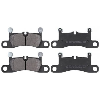 Тормозные колодки задние (186x76x17) Volkswagen Touareg 2 / Фольксваген Туарег 2 2010-2018 37788 ABS (Нидерланды)