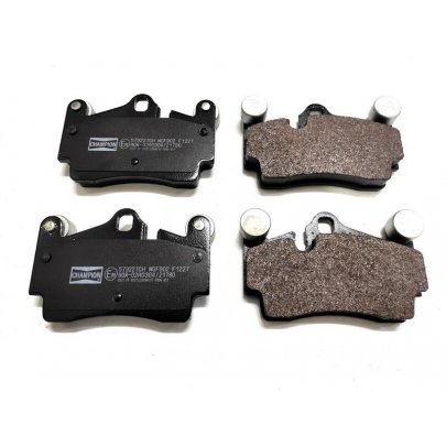 Тормозные колодки задние (112x73x16) Volkswagen Touareg 2 / Фольксваген Туарег 2 2010-2018 573227 CHAMPION (США)