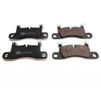 Тормозные колодки задние (186x76x17) Volkswagen Touareg 2 / Фольксваген Туарег 2 2010-2018 573395 CHAMPION (США)