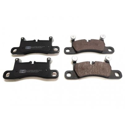 Тормозные колодки задние (186x76x17) Volkswagen Touareg 2 / Фольксваген Туарег 2 2010-2018 573395 CHAMPION (США)