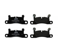 Тормозные колодки задние (186x76x17) Volkswagen Touareg 2 / Фольксваген Туарег 2 2010-2018 573395J JURID (Германия)