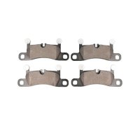 Тормозные колодки задние (186x76x17) Volkswagen Touareg 2 / Фольксваген Туарег 2 2010-2018 BP-12598 OPTIMAL (Германия)