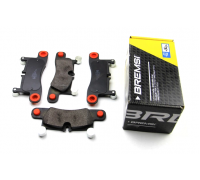 Тормозные колодки задние (186x76x17) Volkswagen Touareg 2 / Фольксваген Туарег 2 2010-2018 BP3585 BREMSI (Италия)