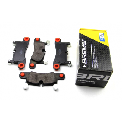 Тормозные колодки задние (186x76x17) Volkswagen Touareg 2 / Фольксваген Туарег 2 2010-2018 BP3585 BREMSI (Италия)