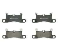 Тормозные колодки задние (186x76x17) Volkswagen Touareg 2 / Фольксваген Туарег 2 2010-2018 FDB4424 FERODO (Великобритания)