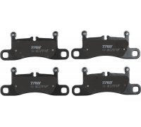 Тормозные колодки задние (186x76x17) Volkswagen Touareg 2 / Фольксваген Туарег 2 2010-2018 GDB1875 TRW (Германия)