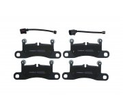 Гальмівні колодки задні (186x76x17) Volkswagen Touareg 2 / Фольксваген Туарег 2 2010-2018 JQ101505 KAMOKA (Польща)