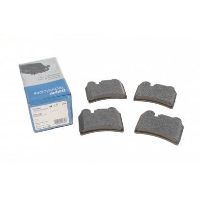 Тормозные колодки задние (87x70x17) Volkswagen Touareg 2 / Фольксваген Туарег 2 2010-2018 LP2061 DELPHI (США)