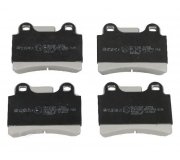 Гальмівні колодки задні (87x70x17) Volkswagen Touareg 2 / Фольксваген Туарег 2 2010-2018 PP-0915AF JAPANPARTS (Італія)