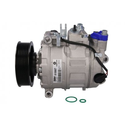 Компрессор кондиционера (7SEU17C) Volkswagen Touareg 2 / Фольксваген Туарег 2 2010-2018 815667 VALEO (Франция)