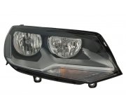 Фара передняя правая (H15; H7/H7; W5W; WY21W, электрическое, с моторчиком) Volkswagen Touareg 2 / Фольксваген Туарег 2 2010-2014 1EJ010328-221 HELLA (Германия)