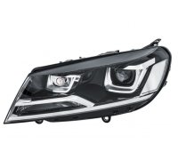 Фара передняя левая (W21; WY21W, электрическое, с моторчиком) Volkswagen Touareg 2 / Фольксваген Туарег 2 2014-2018 1EL011937-311 HELLA (Германия)