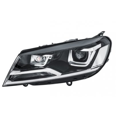 Фара передняя левая (W21; WY21W, электрическое, с моторчиком) Volkswagen Touareg 2 / Фольксваген Туарег 2 2014-2018 1EL011937-311 HELLA (Германия)
