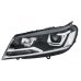 Фара передняя левая (W21; WY21W, электрическое, с моторчиком) Volkswagen Touareg 2 / Фольксваген Туарег 2 2014-2018 1EL011937-311 HELLA (Германия) - Фото №1