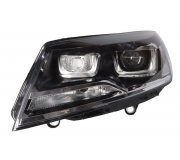 Фара передняя левая (PWY24W; W21, электрическое, с моторчиком) Volkswagen Touareg 2 / Фольксваген Туарег 2 2010-2018 441-11K9LMLEHM2 DEPO (Тайвань)
