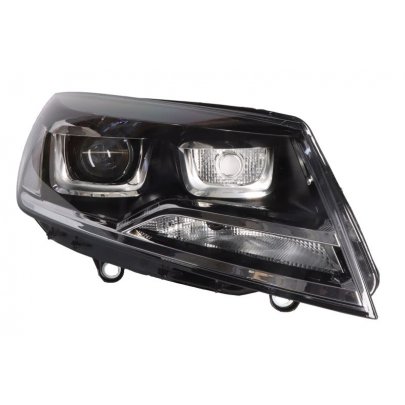 Фара передняя правая (PWY24W; W21, электрическое, с моторчиком) Volkswagen Touareg 2 / Фольксваген Туарег 2 2010-2018 441-11K9RMLEHM2 DEPO (Тайвань)