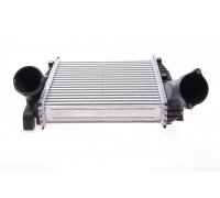 Радиатор интеркулера левый (50x277x290мм) Volkswagen Touareg 2 / Фольксваген Туарег 2 3.0 V6 TDI 2010-2018 30286 NRF (Нидерланды)