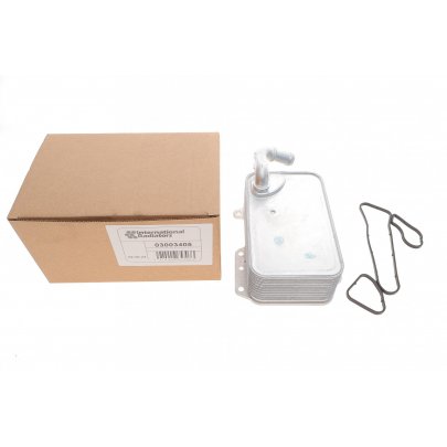 Радіатор масляний / теплообмінник (57x95x155мм, двигатель: CJMA / CVWA / CNRB / CVVA / CRCA / CJGD)  Volkswagen Touareg 2 / Фольксваген Туарег 2 3.0 V6 TDI 2010-2018 03003405 VAN WEZEL (Бельгія)