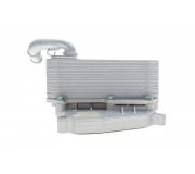 Радиатор масляный / теплообменник (57x95x155мм, двигатель: CJMA / CVWA / CNRB / CVVA / CRCA / CJGD)  Volkswagen Touareg 2 / Фольксваген Туарег 2 3.0 V6 TDI 2010-2018 109681 FEBI (Германия)