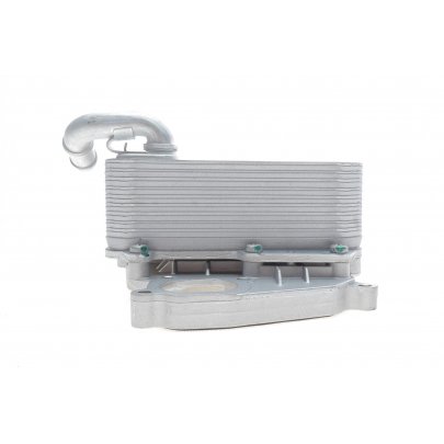 Радіатор масляний / теплообмінник (57x95x155мм, двигатель: CJMA / CVWA / CNRB / CVVA / CRCA / CJGD)  Volkswagen Touareg 2 / Фольксваген Туарег 2 3.0 V6 TDI 2010-2018 109681 FEBI (Німеччина)