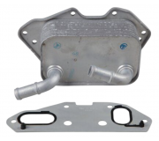 Радіатор масляний / теплообмінник (79x141x61мм) Volkswagen Touareg 2 / Фольксваген Туарег 2 3.0 V6 TSI Hybrid 2010-2018 1113501200 JP GROUP (Данія)