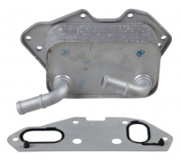 Радиатор масляный / теплообменник (79x141x61мм) Volkswagen Touareg 2 / Фольксваген Туарег 2 3.0 V6 TSI Hybrid 2010-2018 1113501200 JP GROUP (Дания)