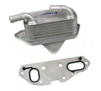 Радиатор масляный / теплообменник (79x141x61мм) Volkswagen Touareg 2 / Фольксваген Туарег 2 3.0 V6 TSI Hybrid 2010-2018 1745-0096 PROFIT (Чехия)