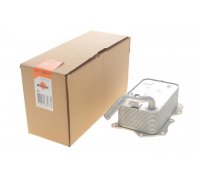 Радиатор масляный / теплообменник (65x107x181мм)  Volkswagen Touareg 2 / Фольксваген Туарег 2 4.2 V8 TDI 2010-2018 31271 NRF (Нидерланды)