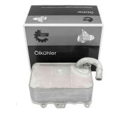 Радіатор масляний / теплообмінник (57x95x155мм, двигатель: CJMA / CVWA / CNRB / CVVA / CRCA / CJGD)  Volkswagen Touareg 2 / Фольксваген Туарег 2 3.0 V6 TDI 2010-2018 31SKV359 SKV GERMANY (Польща)