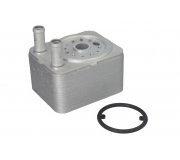 Радиатор масляный / теплообменник (65x98x102мм) Volkswagen Touareg 2 / Фольксваген Туарег 2 3.6 V6 FSI 2010-2018 350300003100 MAGNETI MARELLI (Италия)