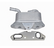 Радіатор масляний / теплообмінник (79x141x61мм) Volkswagen Touareg 2 / Фольксваген Туарег 2 3.0 V6 TSI Hybrid 2010-2018 354096 ERA (Італія)