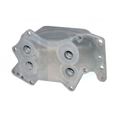 Радиатор масляный / теплообменник (71x71x114мм, двигатель: CASD / CASA / CATA)  Volkswagen Touareg 2 / Фольксваген Туарег 2 3.0 V6 TDI 2010-2018 354101 ERA (Италия)