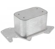 Радиатор масляный / теплообменник (71x71x114мм, двигатель: CASD / CASA / CATA)  Volkswagen Touareg 2 / Фольксваген Туарег 2 3.0 V6 TDI 2010-2018 625266 TOPRAN (Германия)