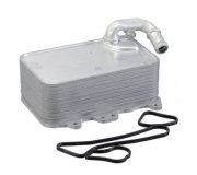 Радиатор масляный / теплообменник (57x95x155мм, двигатель: CJMA / CVWA / CNRB / CVVA / CRCA / CJGD)  Volkswagen Touareg 2 / Фольксваген Туарег 2 3.0 V6 TDI 2010-2018 7.09269.56.0 PIERBURG (Германия)