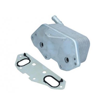 Радиатор масляный / теплообменник (79x141x61мм) Volkswagen Touareg 2 / Фольксваген Туарег 2 3.0 V6 TSI Hybrid 2010-2018 7730018 KAMOKA (Польша)