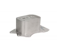 Радиатор масляный / теплообменник (71x71x114мм, двигатель: CASD / CASA / CATA)  Volkswagen Touareg 2 / Фольксваген Туарег 2 3.0 V6 TDI 2010-2018 90911 NISSENS (Дания)