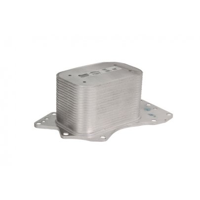 Радиатор масляный / теплообменник (71x71x114мм, двигатель: CASD / CASA / CATA)  Volkswagen Touareg 2 / Фольксваген Туарег 2 3.0 V6 TDI 2010-2018 90911 NISSENS (Дания)