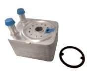 Радіатор масляний / теплообмінник (65x98x102мм) Volkswagen Touareg 2 / Фольксваген Туарег 2 3.6 V6 FSI 2010-2018 95006 MEAT and DORIA (Італія)