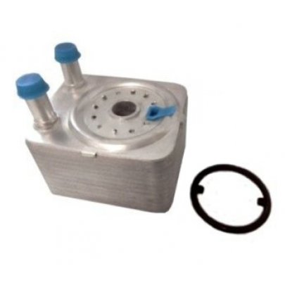 Радіатор масляний / теплообмінник (65x98x102мм) Volkswagen Touareg 2 / Фольксваген Туарег 2 3.6 V6 FSI 2010-2018 95006 MEAT and DORIA (Італія)